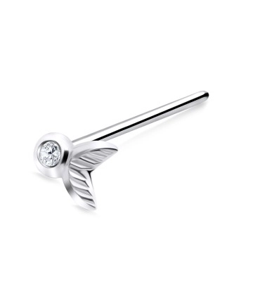 Fishtail Silver Nose Stud NSKA-692